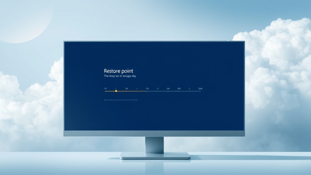 Schermata di Windows 11 con icona di ripristino temporale