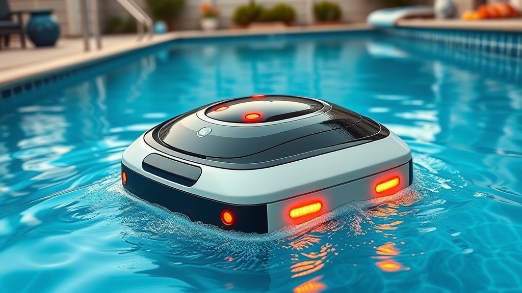 Robot lava-piscina Beatbot Sora 70 in azione in una piscina