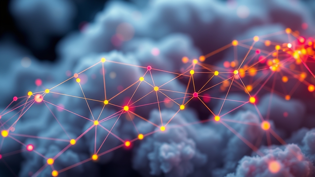 Grafico di rete su cloud